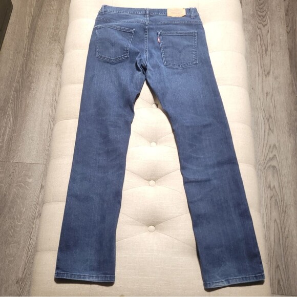 LEVI'S Unisex 511 Slim Stretch Left Side Zip Pocket Denim Blue Jeans W 29 L 29 - Picture 3 of 12